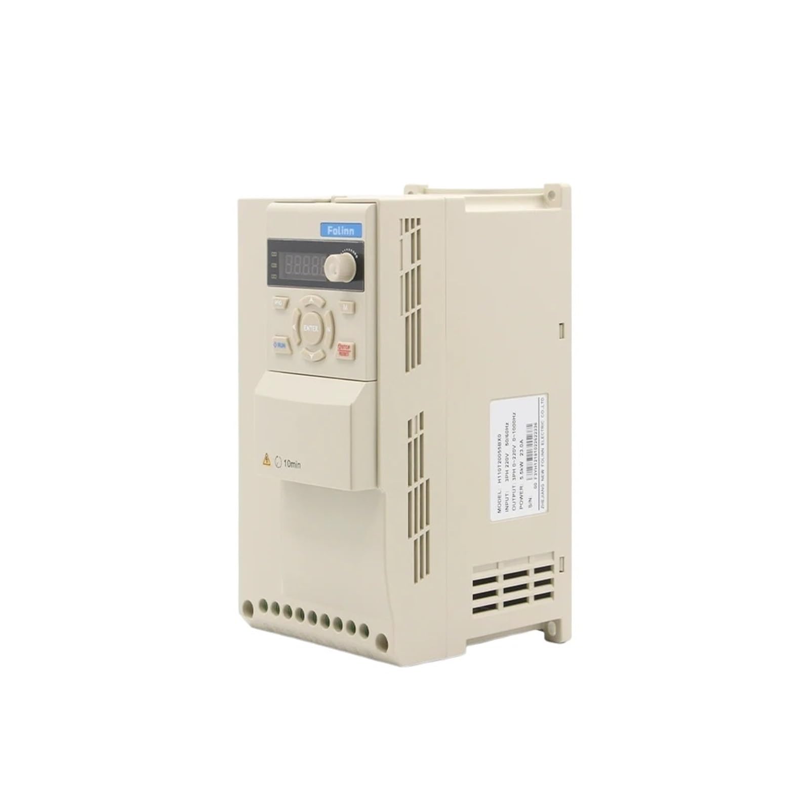 NURUGURE 5.5kW H110 Variable Frequency Drive 0 to 1000Hz Vector Inverter for Three Phase Motor Applications