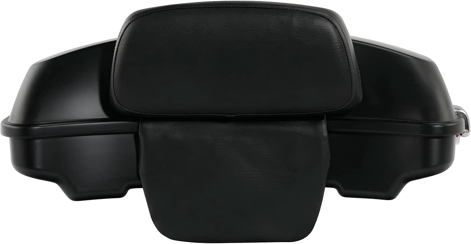 XMT-MOTO Chopped Razor Tour Trunk Backrest Pad Fit for Harley 2014-later Touring Road King Road Glide Street Glide Electra Glide Ultra-Classic
