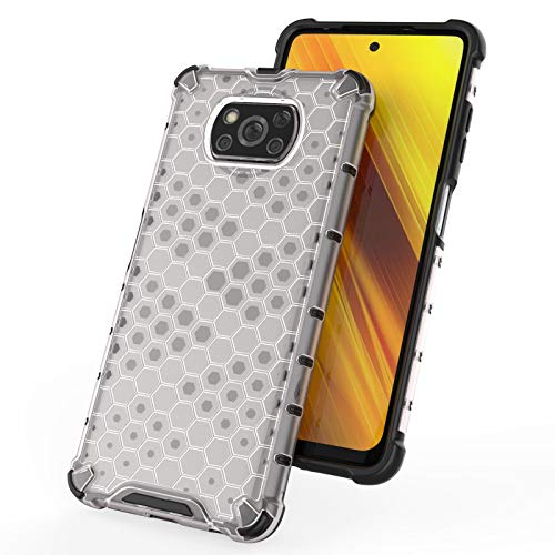 Image of Glasgow Back Case Cover Designed for Poco X3 Pro - Transparent