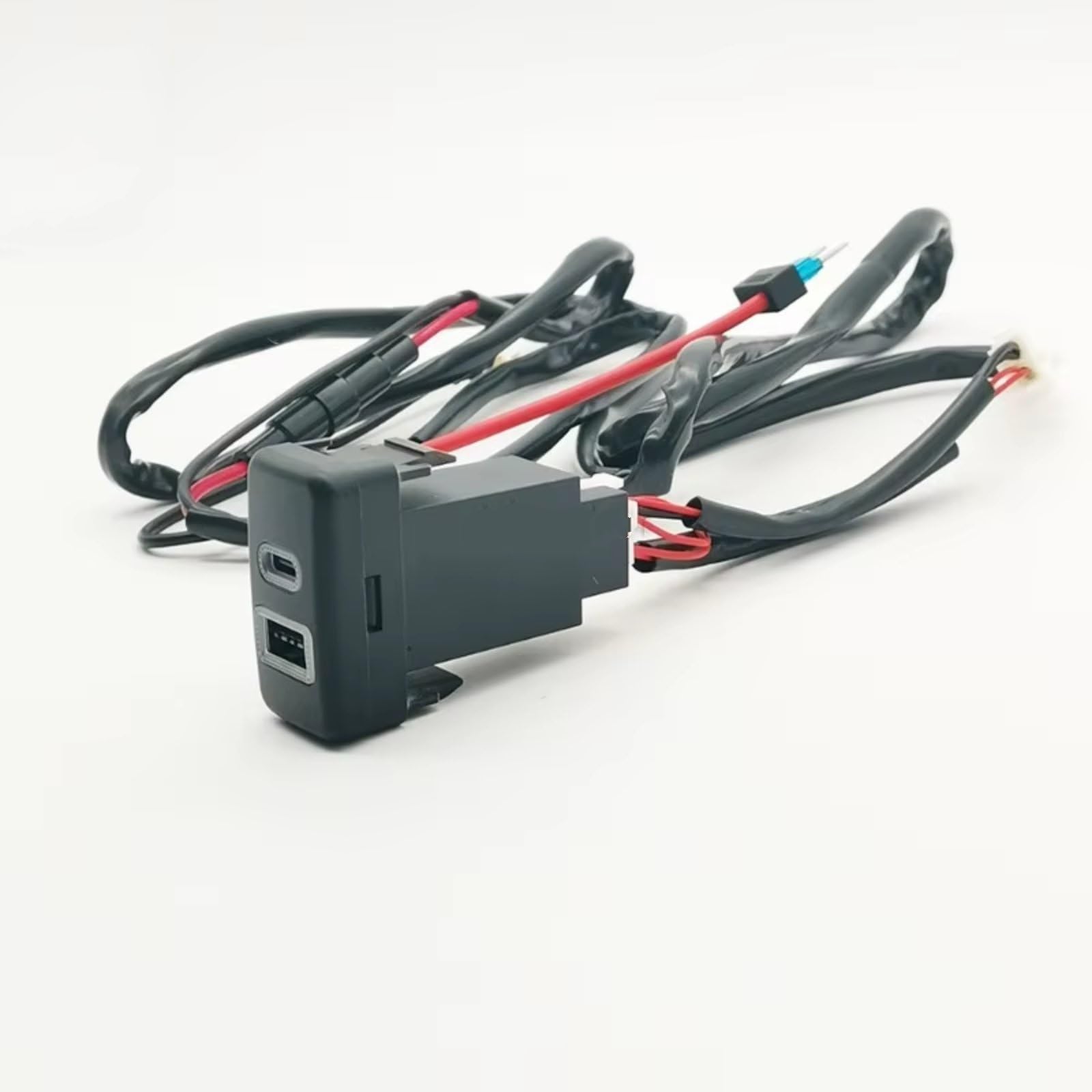Aux USB carga Módulo Consola Central Con Puerto USB Compatible Con Toyota Para FJ Cruiser Car Dual QC3.0 Para Cargador Rápido Para Enchufe Interfaz PD Tipo C