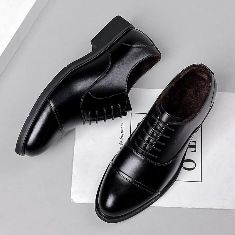 Men's Leather British Style Lace Up Wing Tip Dress Shoe Genuine Wedding Derby Fashion Formal Tuxedo Walking Shoes for Men4