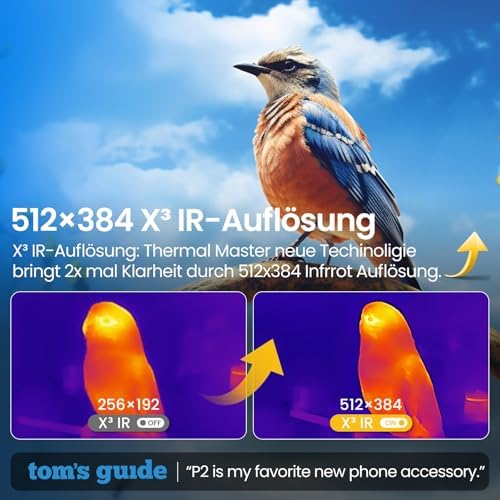Bild 3 - Wärmebildkameras Thermal Master P2 Wärmebildkamera Android Super IR-Auflösung 512x384, -20 bis 600℃ ±1.5℃ PCB Genauigkeit Infrarot Kamera mit Schutzcase 15x Zoom (nicht für iPhone15/16)