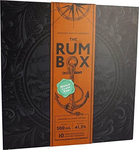 PiHaMi The Rum Box Tasting Set mit 10 Rum Sorten aus 10 Ländern (Edition 1), 500 g – Bild 3