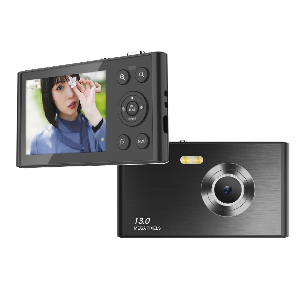 Amazon | 薄型コンパクトデジタルカメラ 最薄部1cm 64g 1300万画素