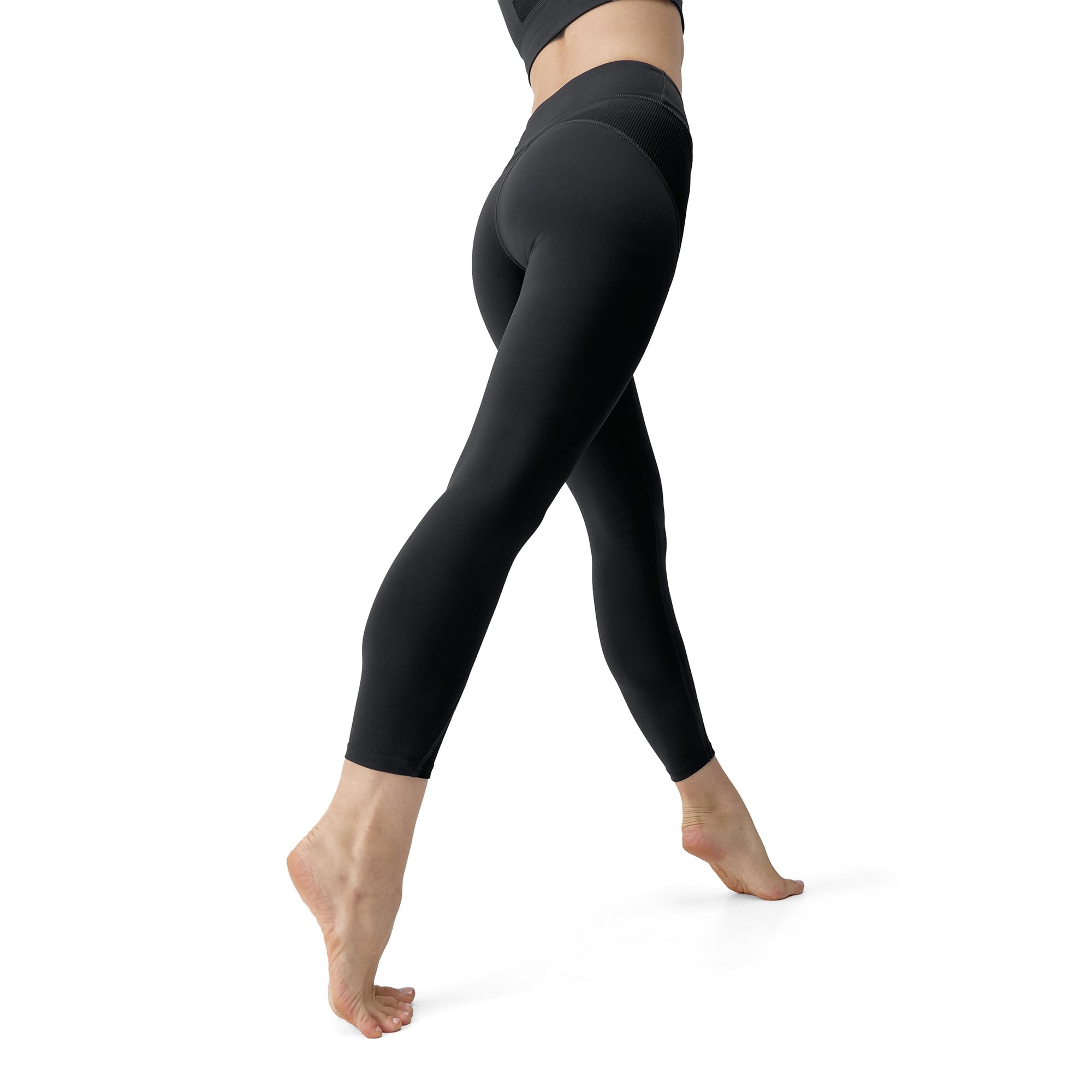 Born Reka Leggings da donna a vita intera, per allenamento, corsa, allenamento, allenamento Atleisure, leggings a vita media
