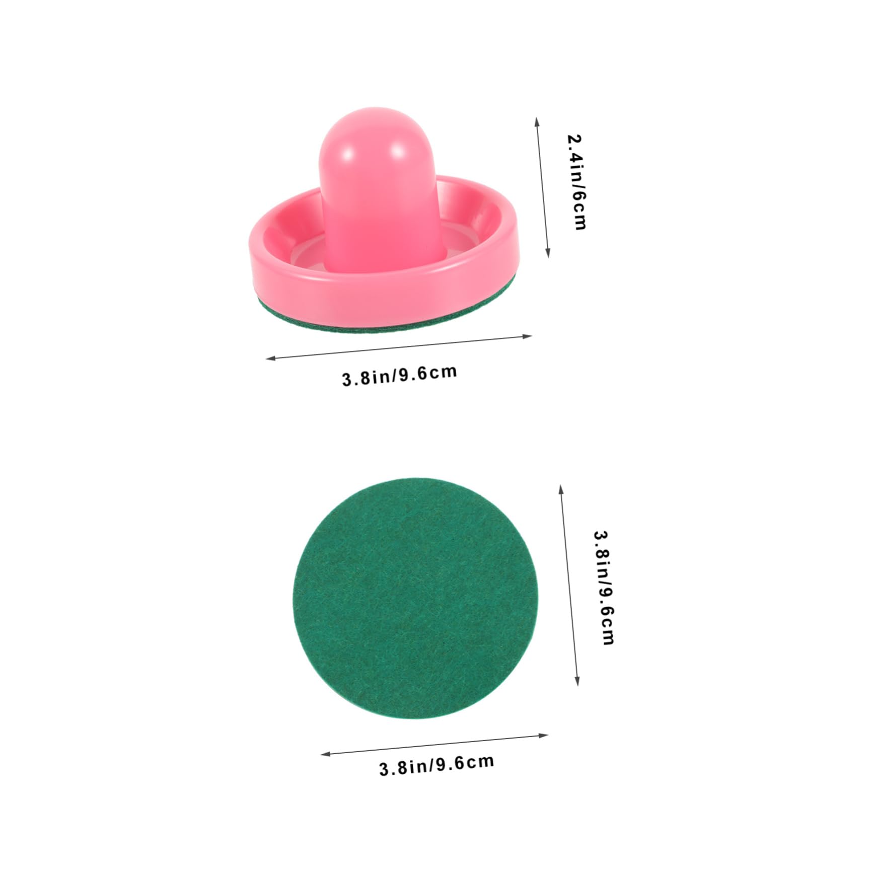 Toddmomy 1 Set Mini Ice Hockey Colors with Cloth Balls Table Hockey Accessories for Game Fun