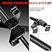 Auto Dynasty 2pcs 15 Inches Heavy Duty Strut Coil Spring Compressor Kit Remover Installer Automotive Suspension Tools