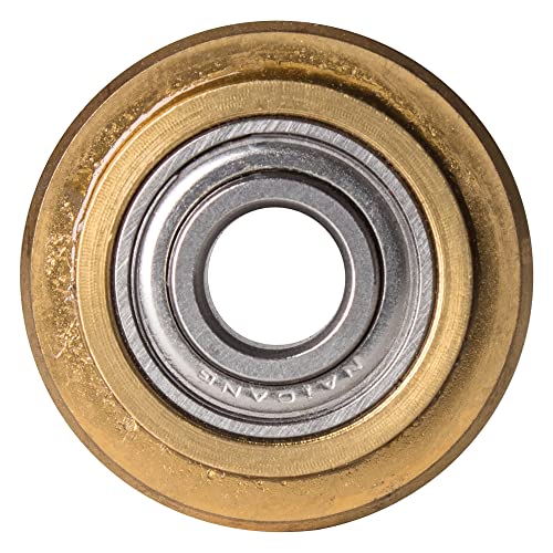 Image of QEP 7 /8 in. Titanium Coated Replacement Scoring Wheel for Multiple Tile Types, Gold, 21178