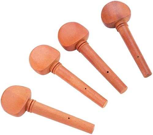 Miniatura 6 de Clavijas de afinación de violín de tamaño 4/4, clavijas de afinación de violín de madera de azufaifo con clavijas de afinación de agujero