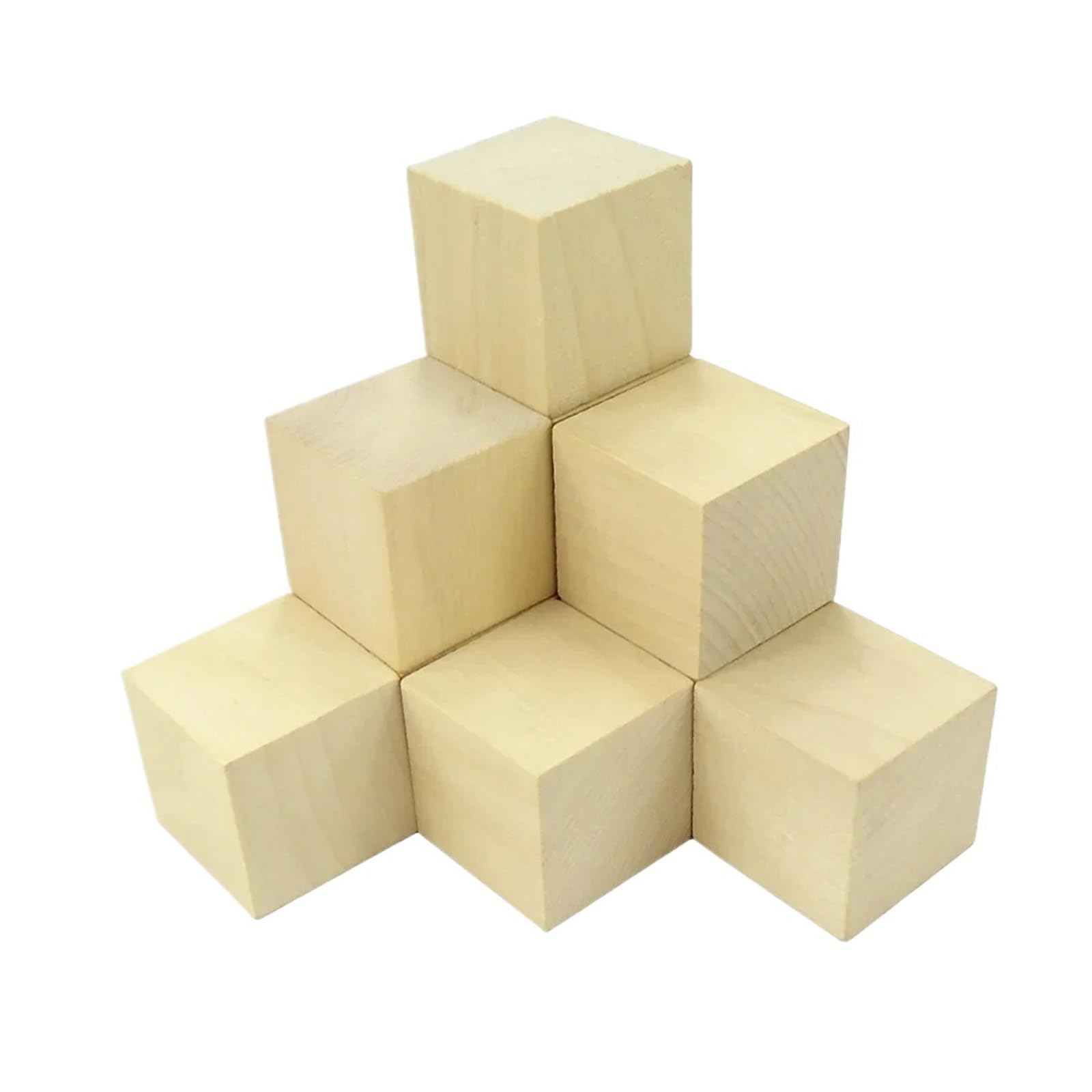 200 cubos de madera 10 mm for construir modelos bricolaje, decoración del hogar, material artístico o piezas didácticas Para Manualidades