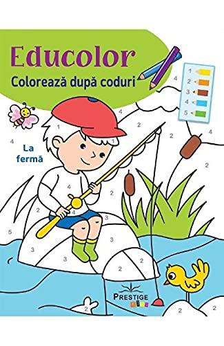 Educolor. La Ferma. Coloreaza Dupa Coduri
