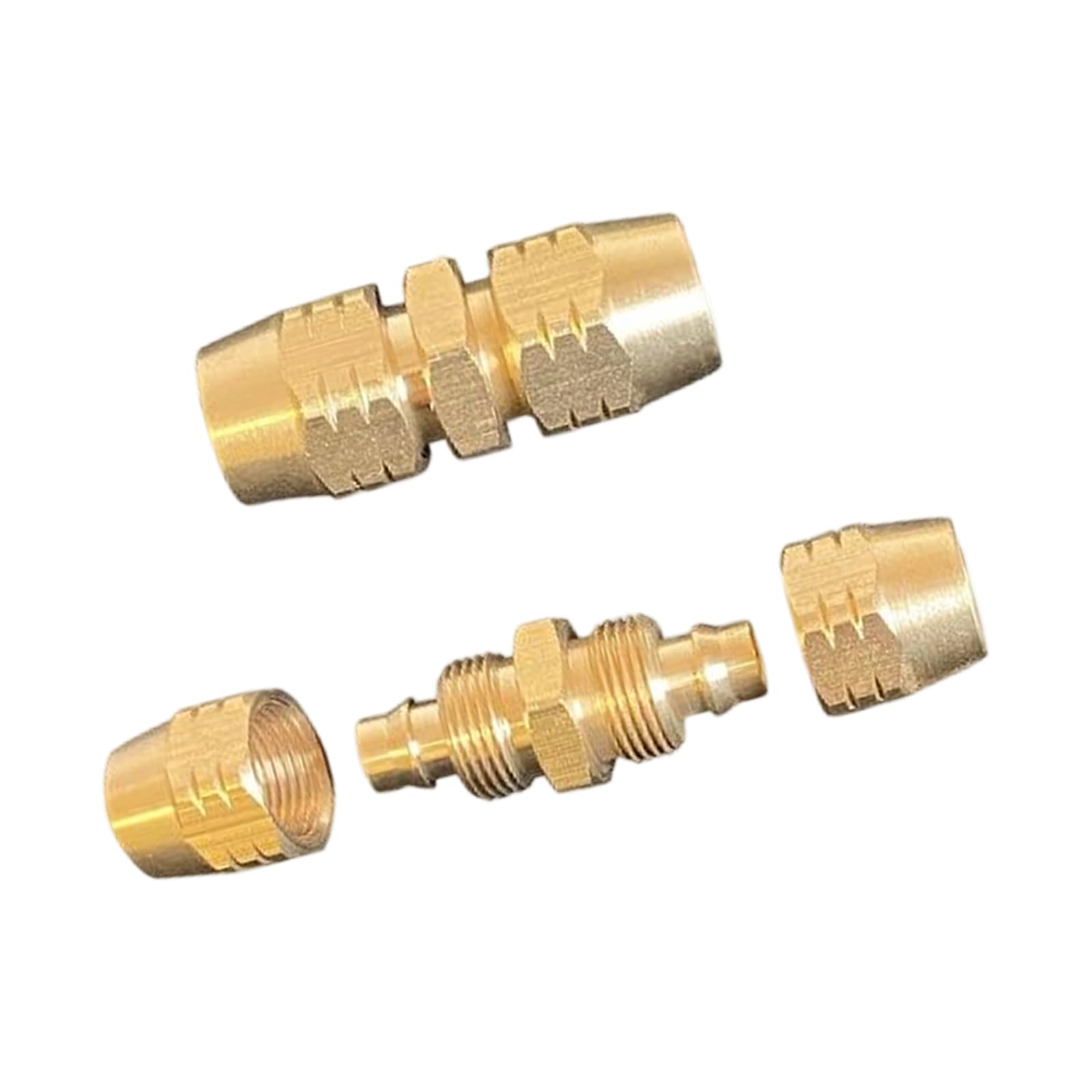 Leakproof Copper Tube Connectors Agricultural Sprays Pipe Repair Extension Pipes Joint Hose Splicer Enduring for Extension Sprays Hose