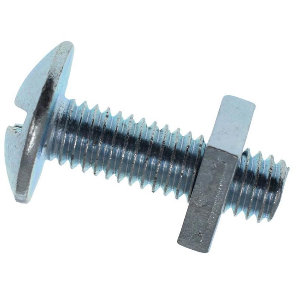 Metalmate M6 x 20mm Zinc-Plated Roofing Bolt with Square Nut Pack of 50