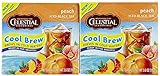 Celestial Seasonings Peach Cool Brew Iced Black Tea Bags, 40 ct, 2 pk