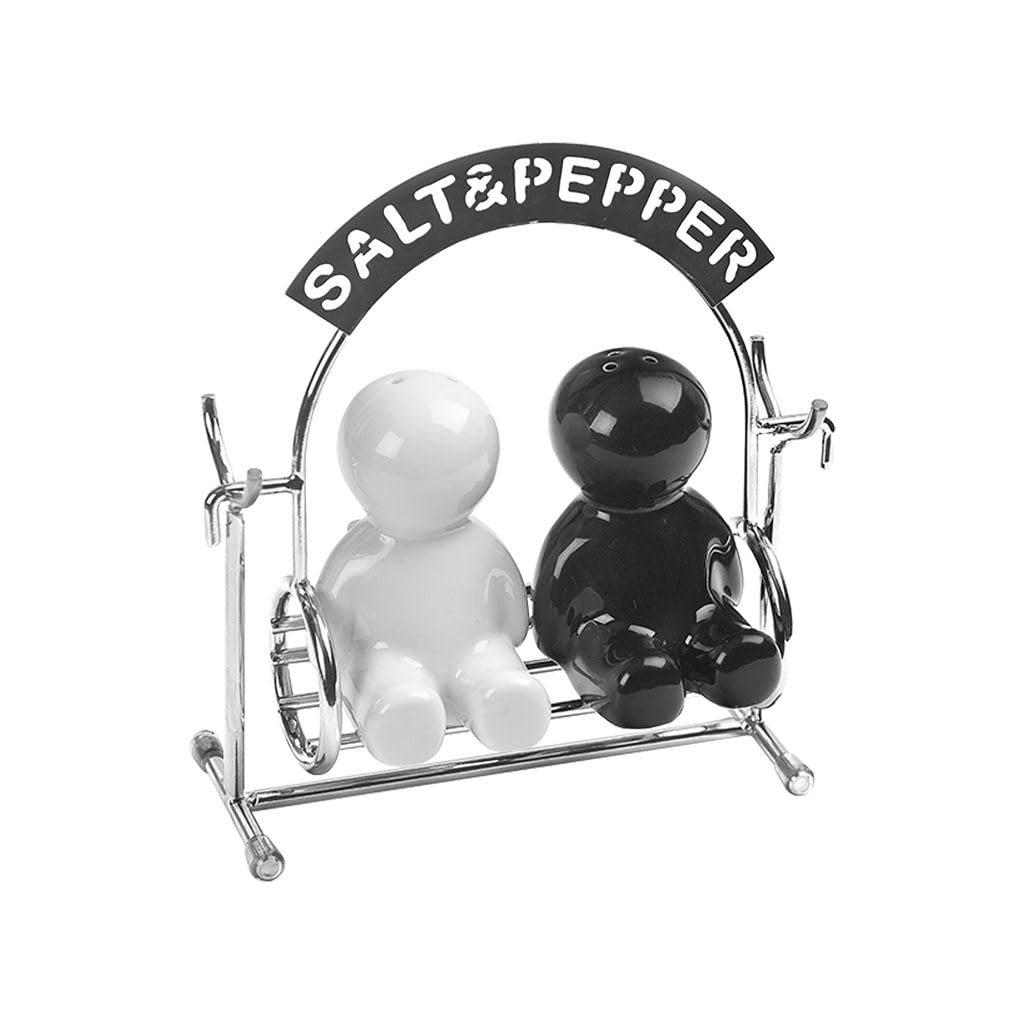 Balvi - Sale e Pepe da tavola. Set dal Design Originale di Sale e Pepe a Forma di Altalena