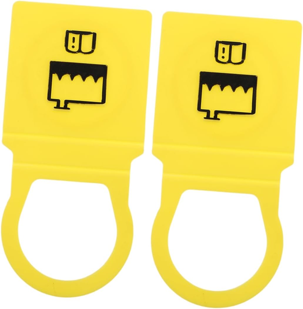 2pcs Coolant Tank Caps Compatible Easy to Install Radiator Caps for and Overflow Tank Replacement Parts