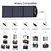 SUAOKI Foldable 120W Solar Panel Charger Compatible Jackery/Goal Zero Yeti/Enkeeo/Webetop/Paxcess/ROCKPALS Power Station with Quick Charge 3.0, 60W Power Delivery USB C for Home Camping