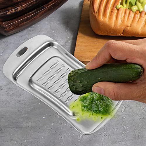 CALLARON 2Peçasdeaçoinoxidável Alho Gengibre Frutas Raladordevegetais Moedor Moedor Parautensíliosde