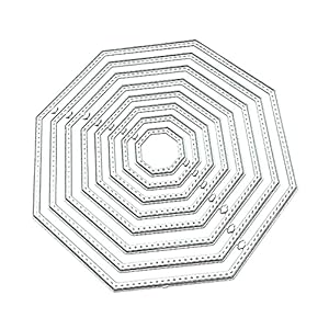 Shntig Metall Stanzform Achteck Scrapbooking Vorlage