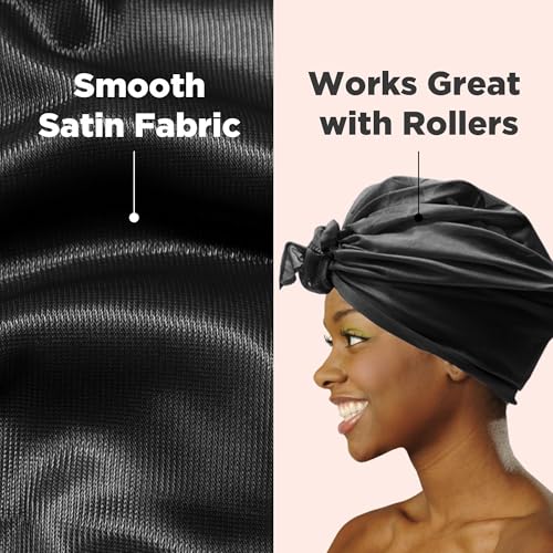 DONNA Satin Head Scarf 30" x 30", Headband for Women, Head Scarf for Women Silk Scarf, Silk Hair Wrap for Sleeping, 1PC3