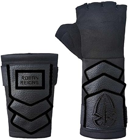 Roman Reigns WWE Superman Punch Glove Wristband Set -Black