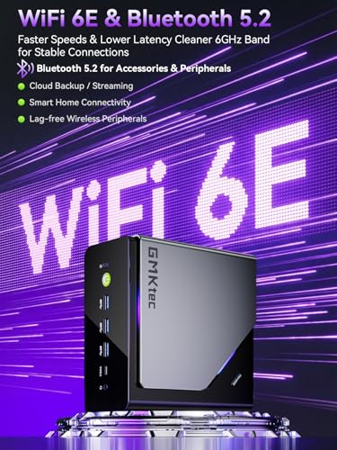 Image of GMKtec K15 AI Mini PC Oculink Intel Ultra 5 125U Processor 16GB DDR5 1T SSD, Desktop Computer AI Boost, 3X M.2 2280 Storage Expansion, Dual NIC 2.5GbE, HDMI 2.1, USB4