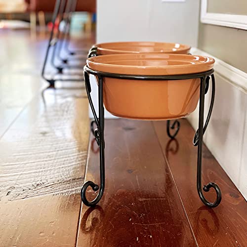 Bestvida Sparks Raised Dog Bowls (Large, Almond) #TOP2