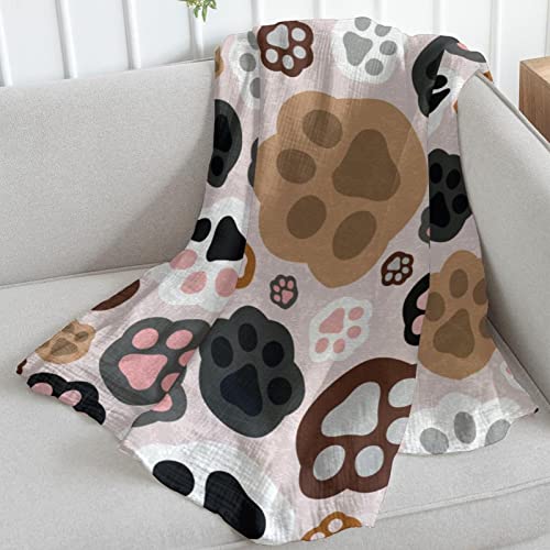 Couvertures chaudes et douces en microfibre isolante patte de chat - 6