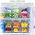 Large Fridge Organizer Drawers, 4 Pack Clear Pull-Out Refrigerator Organizer Bins, Stackable Fruit and Vegetable Storage Containers for Kitchen, Refrigerator, Pantry