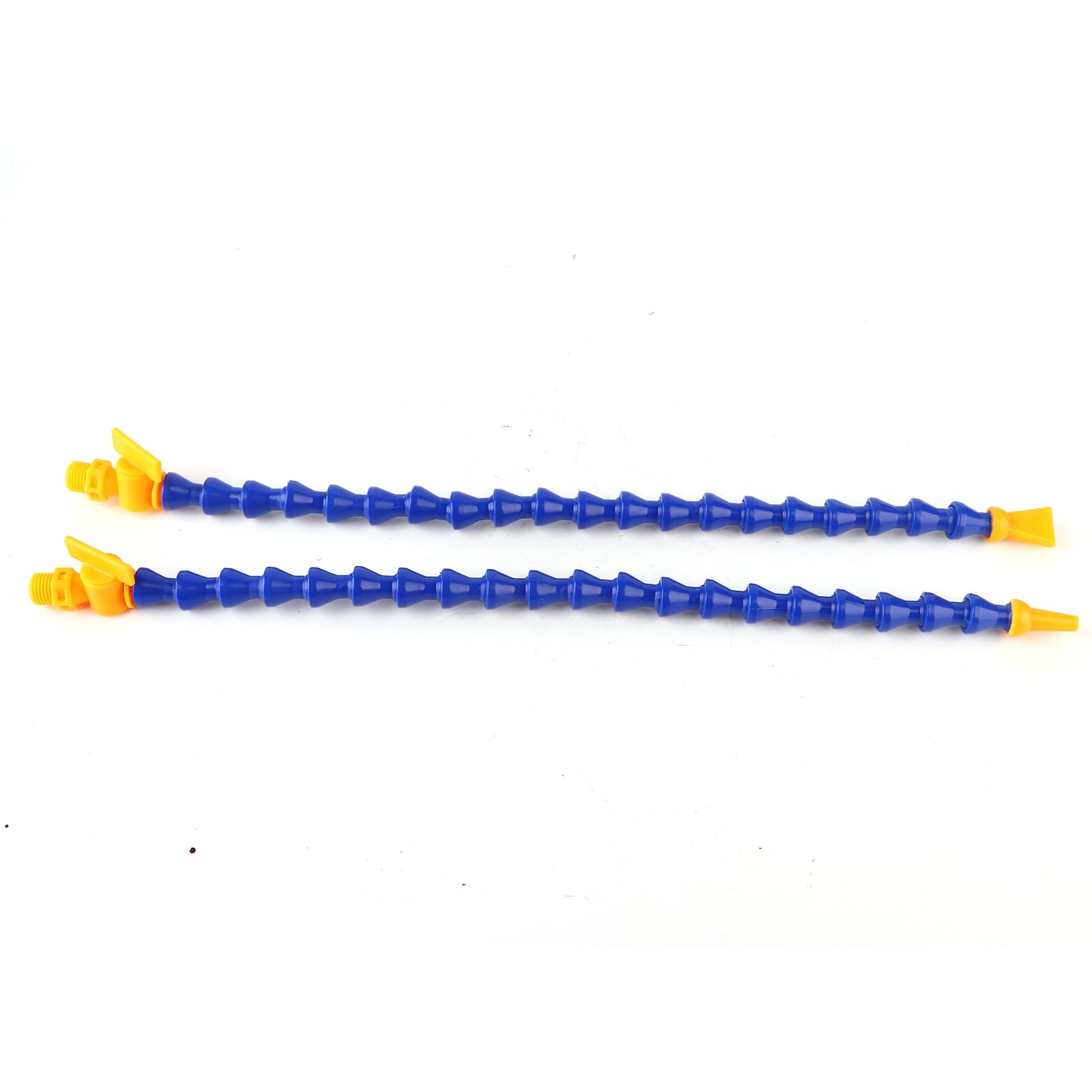 Cosiki Tuyau Flexible de Liquide de Refroidissement CNC pour Fraiseuse de Tour, 12 Tubes de Refroidissement à Nez Plat Rond pour Machines Hydrauliques, 6 Buses Rondes + 6 Buses Plates pour Eau et