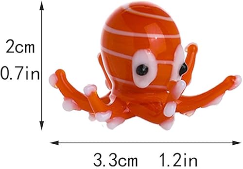 Miniatura 3 de H&D HYALINE & DORA Figura animal soplada a mano de vidrio Pisapapeles miniatura decoración del hogar