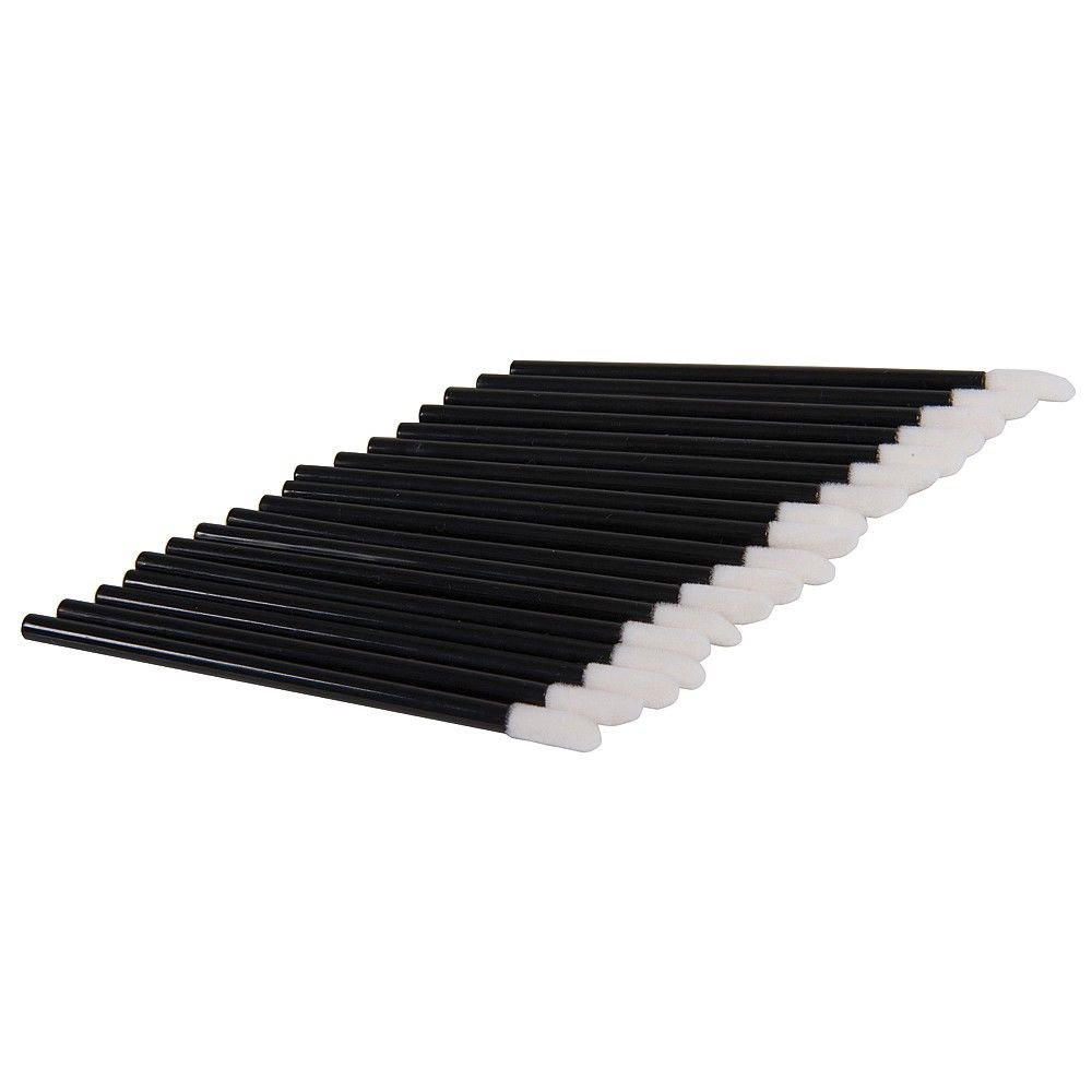 Disposable Lip Gloss Wands Black 25 Pack 9cm