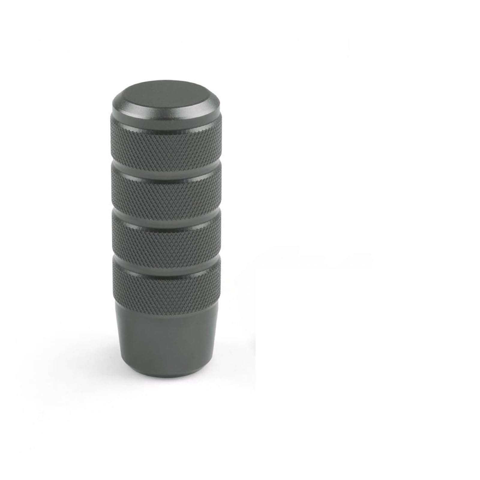 Linqianbhd Gray Gear Lever Shift Knob 95Mm Universal Non-Slip Gear Shift Knob Manual Transmission Aluminum Knurled Shifter Lever(Gray)