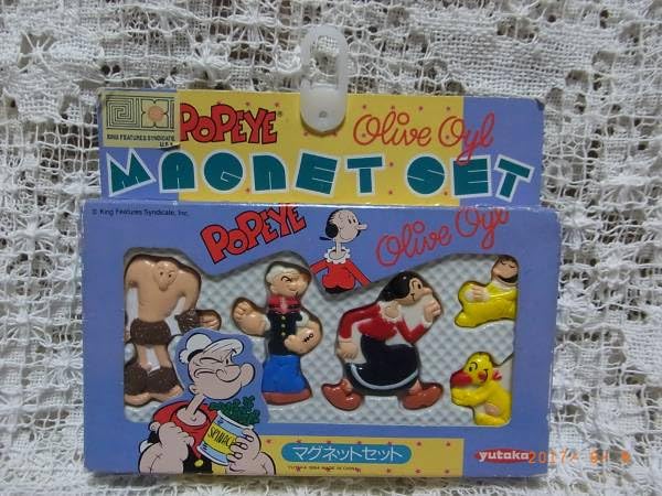 Amazon.co.jp: ポパイマグネットセット5種 ユタカ1994 ポパイオリーブ