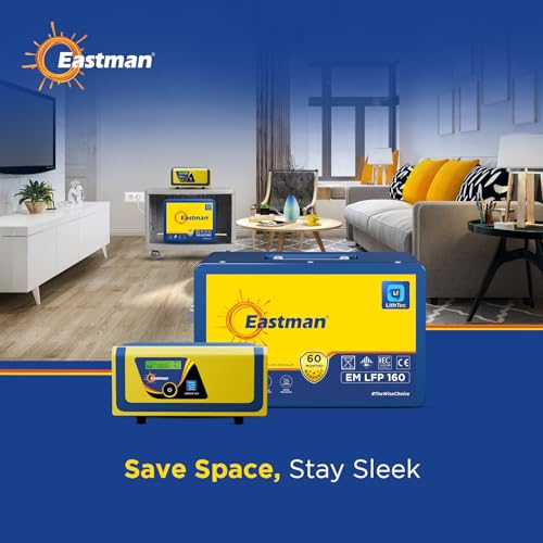 Image of Eastman Lith Tech Combo 1200VA /12V Inverter with 100Ah Lithium Battery | Home, Office & Shop Power Backup | Long Life | Fast Charging | Warranty: 60 Month Battery, 36 Month Inverter, 10 Yr Transformer