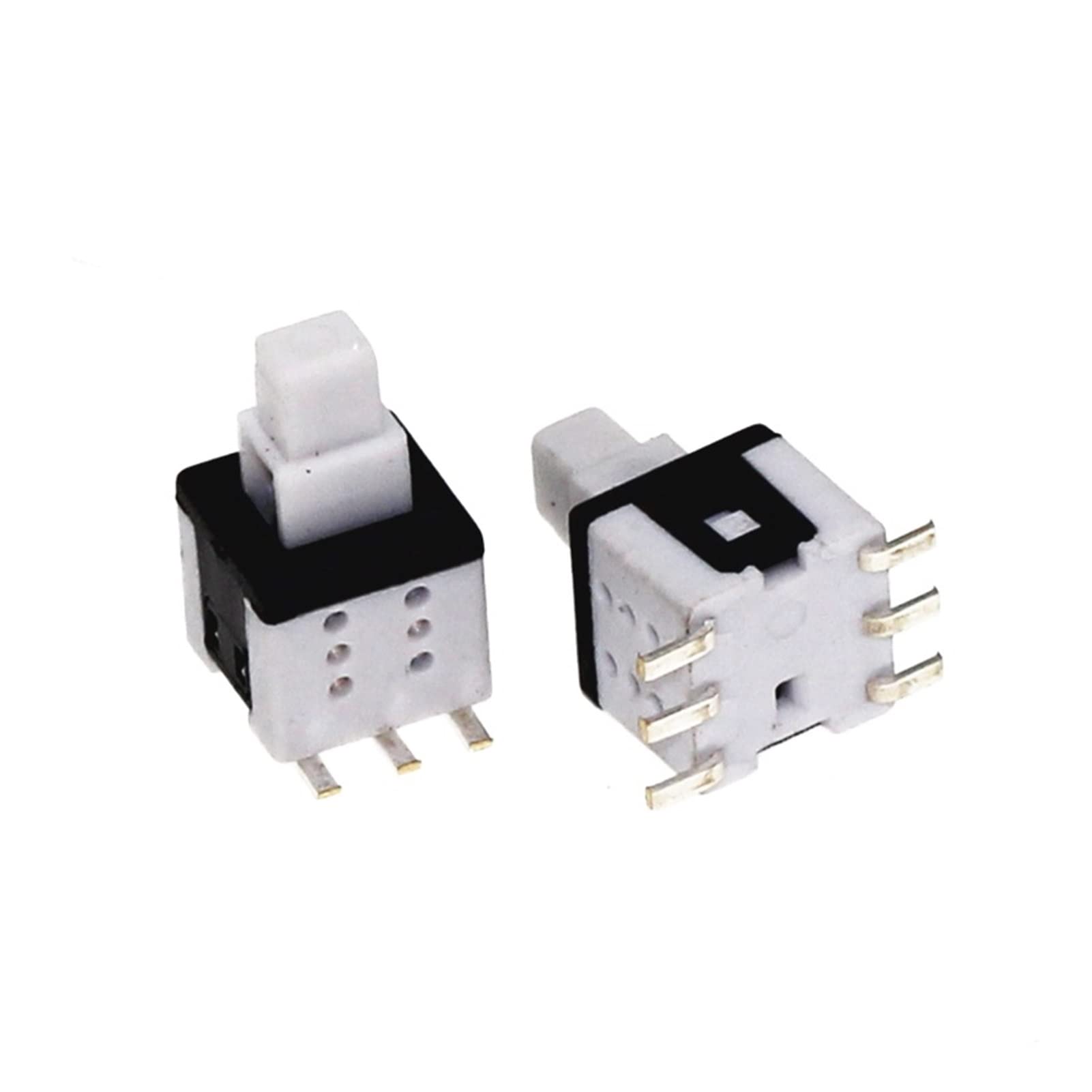 Micro interrupteur 5.8x5.8mm autobloquant pour remplacer un bouton d'alimentation défectueux