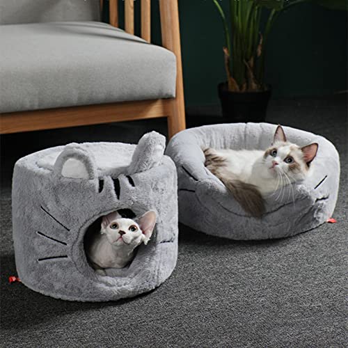 Nid pour chat gris Octopus feet Small pour des nuits douces