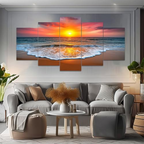 10 Pack Paneles Acústicos Decorativos con Diseño de Playa y Olas, Tratamiento Acústico para Estudio, Oficina y Hogar miniatura 5