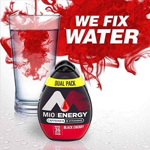 Image of MiO Energy Black Cherry Naturally Flavored Liquid Water Enhancer, 1.62 Fl Oz (Pack of 2)
