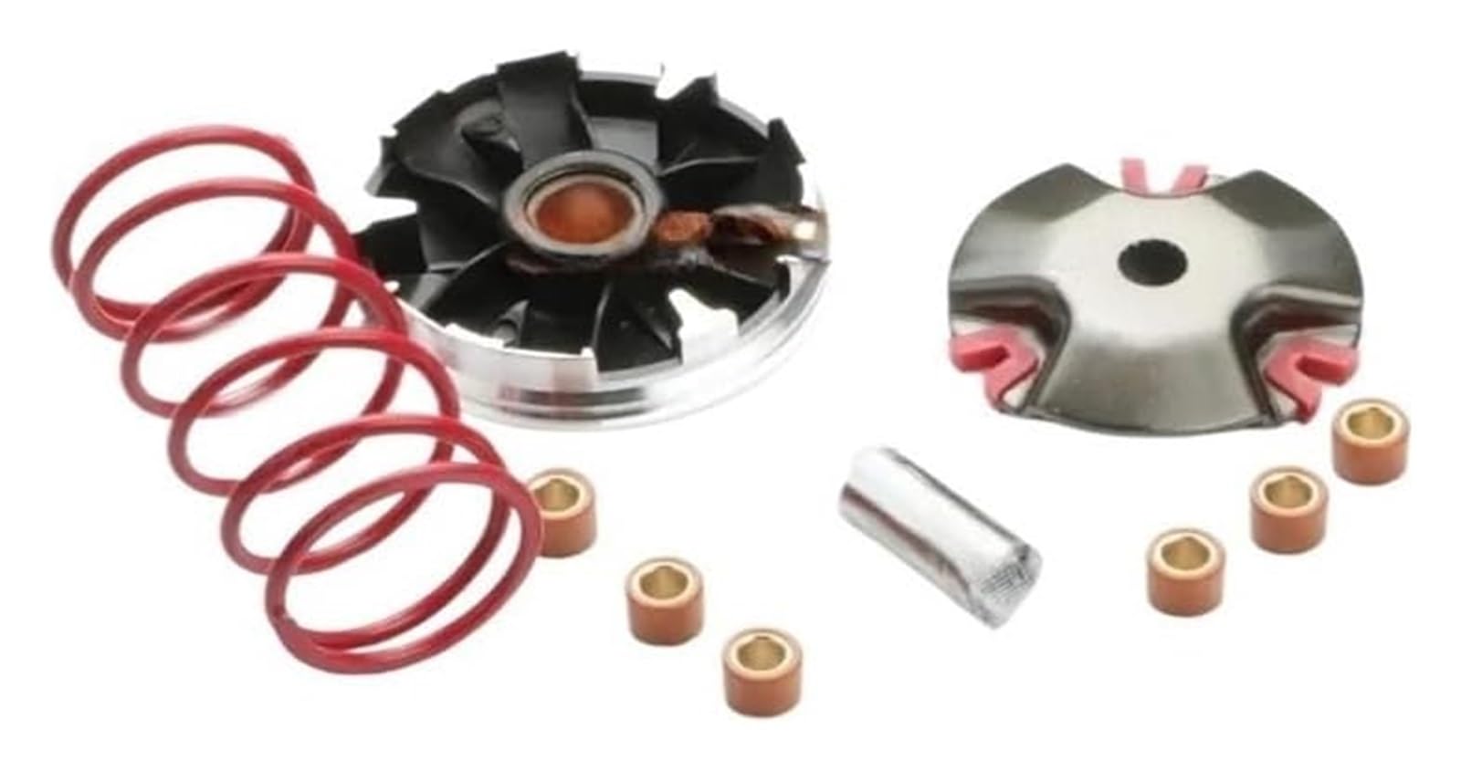 Set variatore da 18 mm con rulli 7 grammo molle di torsione 1500 giri/min e 2000, compatibile motori for scooter Minarelli a 2 tempi JOG50 Zuma50 1E40QMB(1500 Rpm)