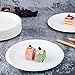Vplus White 10.25 inch 150 Pack Compostable Paper Plates - Eco-Friendly 2