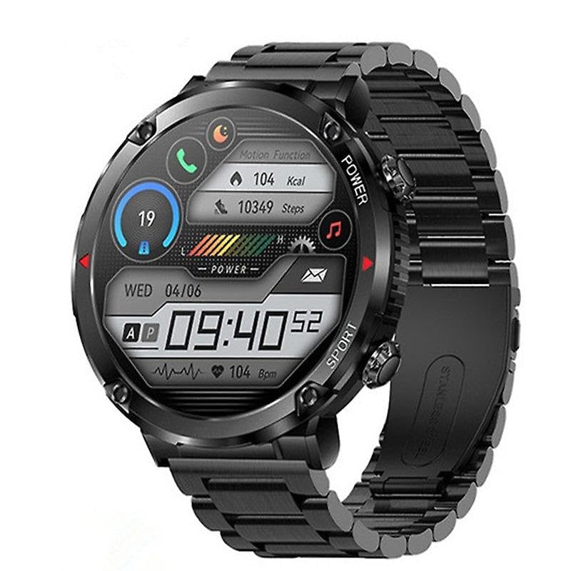 Montre intelligente T30 Bluetooth Appel Hommes Écran IPS Bracelet Sport Suivi de Santé Fitness Tracker 600mAh Grande Batterie Smartwatch