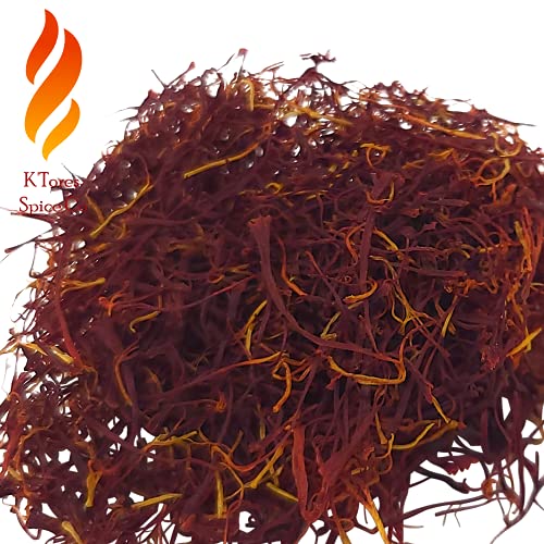 K'tores Spice Co Gourmet Spanish Saffron Threads - Premium Red Safron Threads For Paella, Rice, Soups - 4 Grams - 1 Pack #TOP4