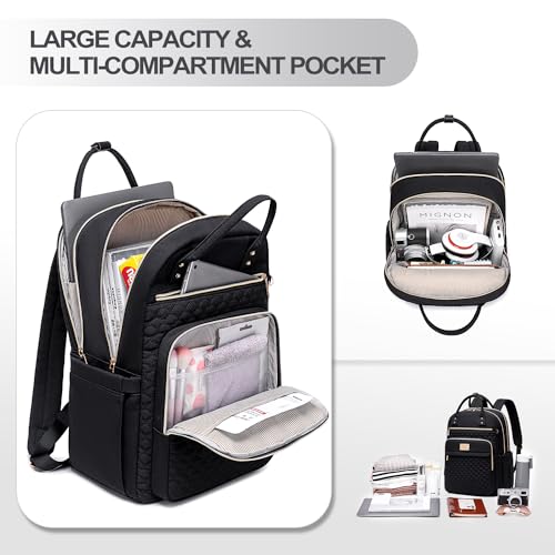 Image of Tealari Laptop Backpack for Women,15.6 Inch Laptop Backpack for Work,Waterproof Travel Backpack,College Bookbag with Wallet