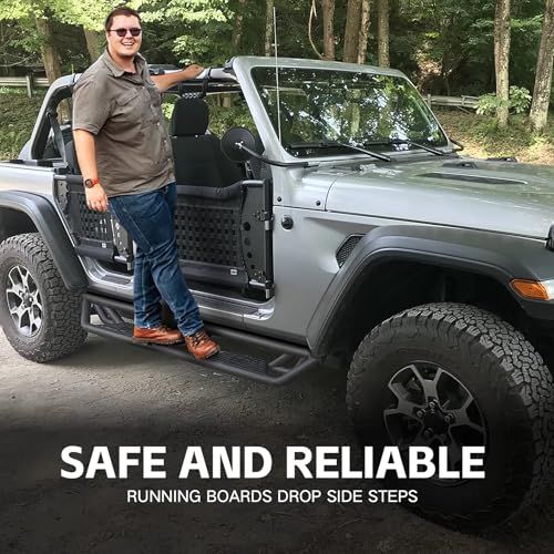 Estribos laterales para Jeep Wrangler JL 4 puertas miniatura 5