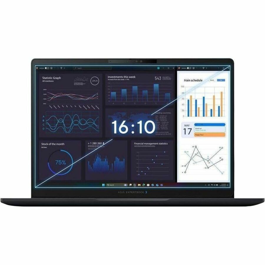 Image of Asus ExpertBook B3 G1 B3406CCA-XS74 14 inch Notebook - WUXGA - Intel Core Ultra 7 Series 2 255H - 16 GB - 512 GB SSD - Gentle Gray