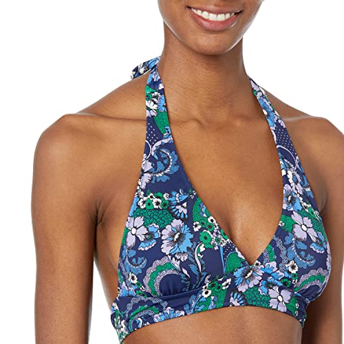 Amazon Essentials Women's Light-Support Tie Halter Bikini Swimsuit Top (Available in Plus Size)4