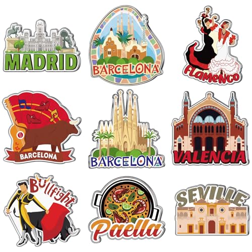Imanes decorativos para nevera pack 18 piezas España