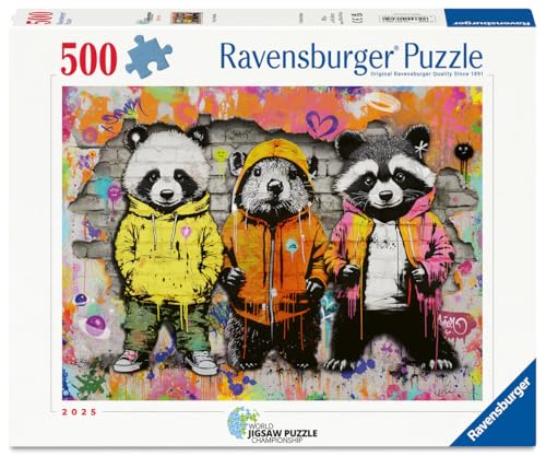Ravensburger - Puzzle 500 pièces - Aurores boréales au-Dessus de Kirkjufell