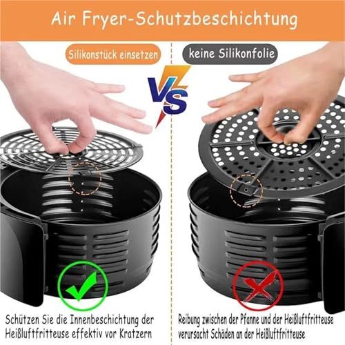 Aros de Goma para Freidora 100/200/400 Uds. Pies Protectoras Antideslizantes para Reemplazo de Piezas Desmontables Accesorios para Cocina miniatura 4